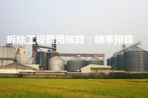 拆除工程費用核算：精準預算，保障利潤